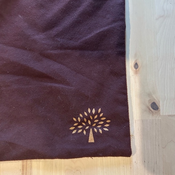 Mulberry Authentic Maroon Dust Bag | Gold Tree Logo Replacement - Picture 3 of 3
